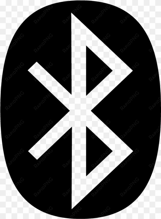 bluetooth icon symbol vector - bluetooth black and white