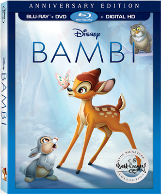 bluray dvd digital hd - bambi: the walt disney signature collection