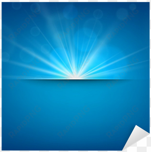 blurry blue background with lens flare - lens flare