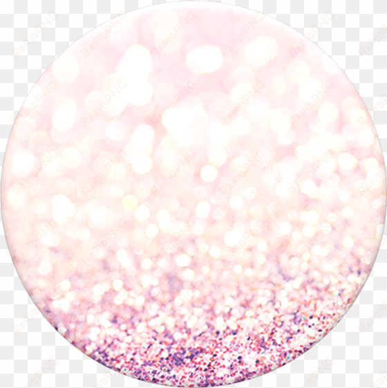 blush - rose gold glitter popsocket