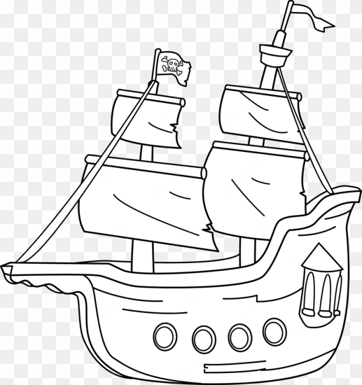 boat black and white boat pirate ship clipart black - black and white pirate ship clip art