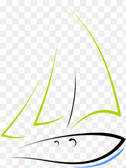 boat logo element png - sail