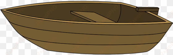 Boat Wood Rowing Simple Small Bench Rudder - รูป การ์ตูน เรือ พาย transparent png image