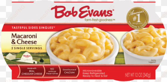 Bob Evans Macaroni And Cheese Two Singles - Bob Evans Macaroni And Cheese transparent png image