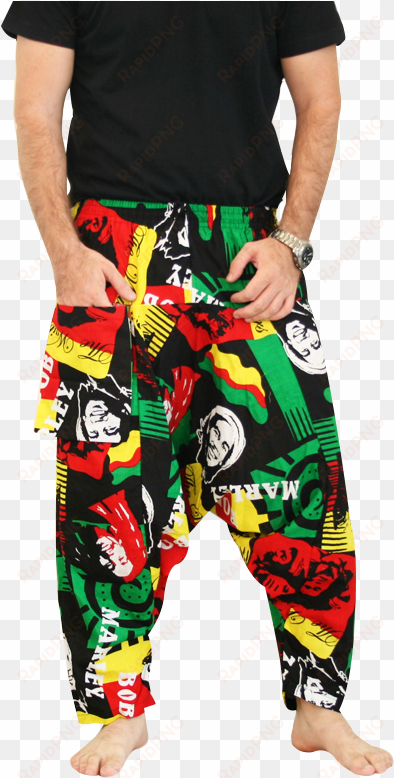 bob marley baggy festival pants black for men - roupas do bob marley