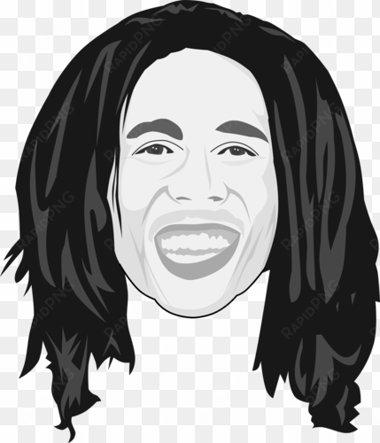 bob marley one love caricate of bob marley by thecartoonist - bob marley cartone png