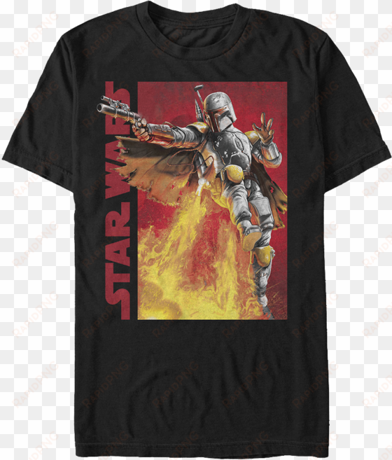 boba fett jetpack star wars t-shirt - ravensburger star wars 500 piece