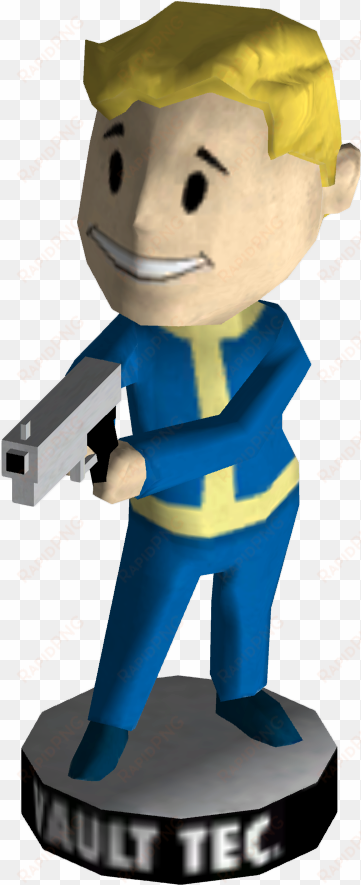 bobblehead small guns - vault boy bobblehead luck