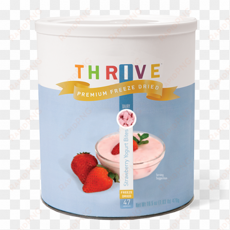 bocadillos de yogur de fresa - thrive life: freeze-dried vanilla yogurt bites - pantry