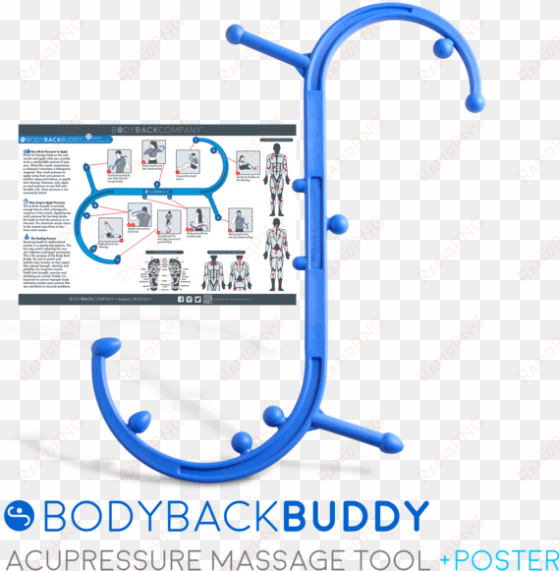 body back buddy trigger point self massage tool and - body back buddy