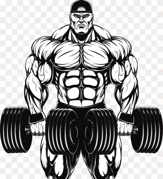 body builder - drawing of body builder