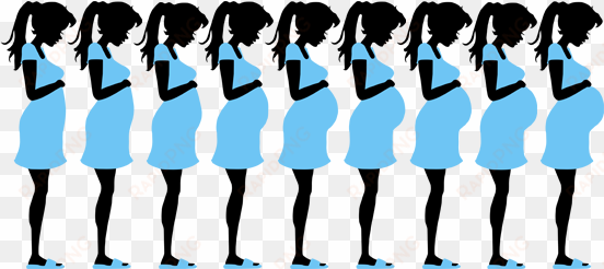 body of an expectant mother remains ignorant of the - pregnant woman silhouette clip art