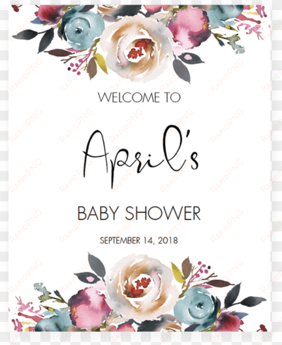 bohemian shower welcome sign template by littlesizzle - baby shower sign free