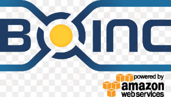 Boinc Logo Powered By Amazon Web Services - Berkeley Open Infrastructure For Network Computing transparent png image