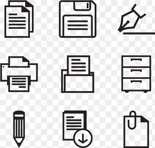 bold office icons - journal report icon png