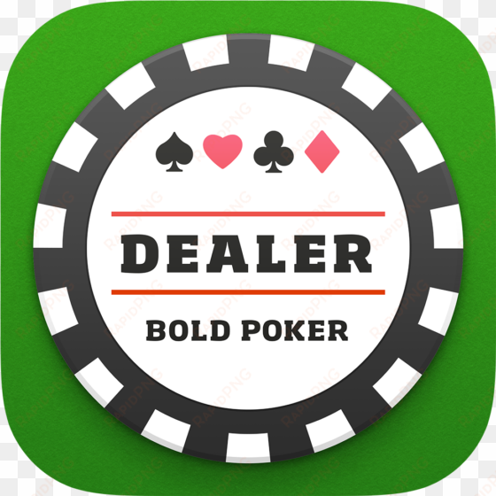 bold poker ios7 app icon big - icon