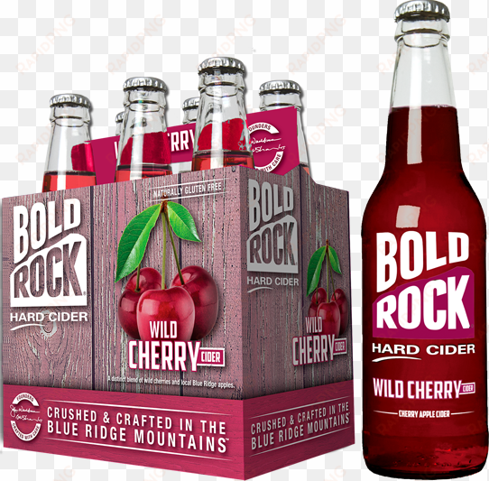 boldrock products cherry - bold rock virginia hard apple cider - 6 pack, 12 fl
