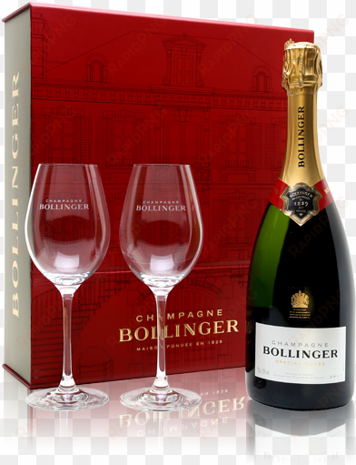bollinger special cuvee nv champagne glass pack - champagne