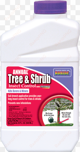 bonide annual tree and shrub - bonide 609 concentrated 1 qt. tree & shrub insect