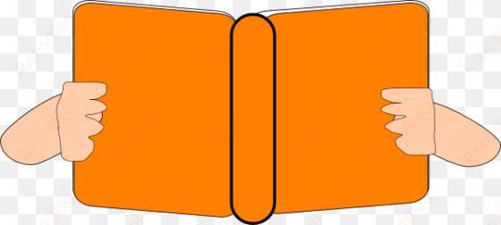 book clip art at clker com vector - orange book clipart