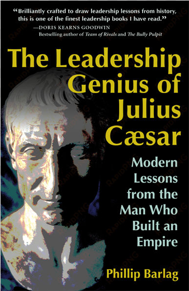 book promotional images - leadership genius of julius caesar by phillip barlag