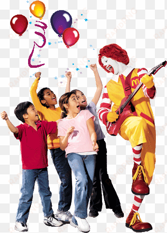 booking party info - mcdonalds children