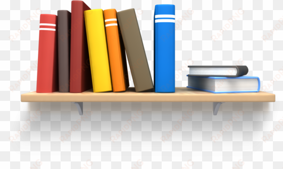 books transparent shelf png - book on a bookshelf