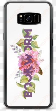 bookworm floral phone case - eleville 8x10 though she be but little she is fierce