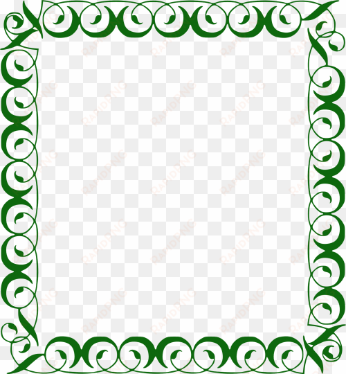 border frame png transparent image - green border for certificate