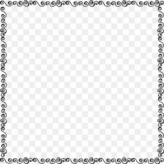 border overlays png - border black and white png