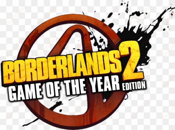 borderlands 2 game of the year goty - borderlands 2 logo