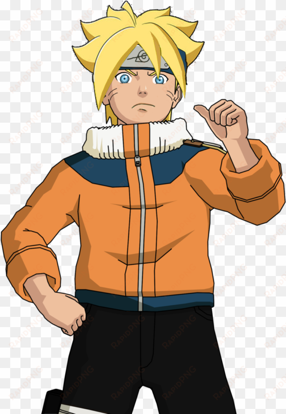 boruto naruto jacket - boruto wears naruto's jacket