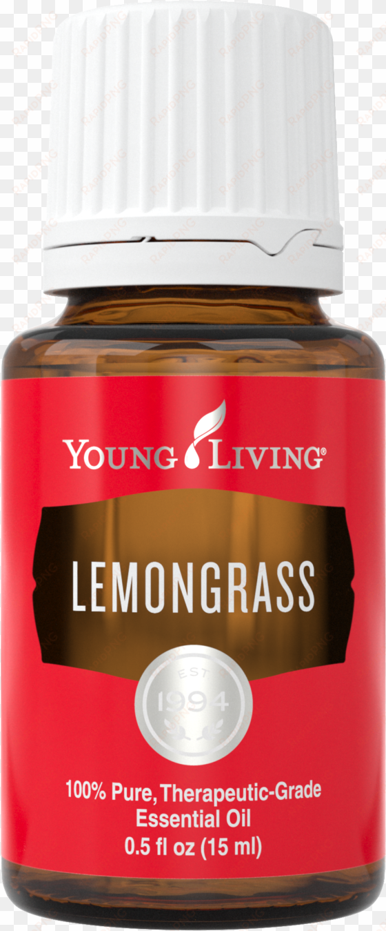 bottle of lemongrass essential oil - young living geranium essential oil 15 ml