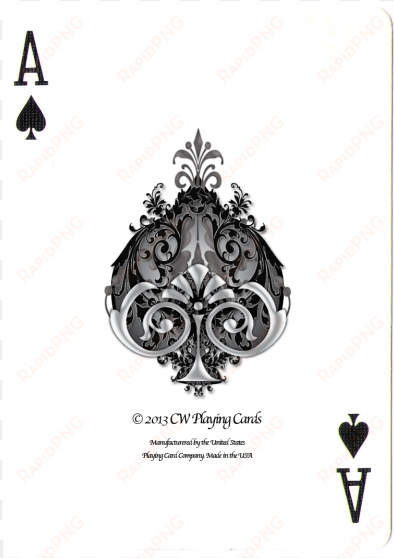 boudoir playing cards - bicycle playing cards ace of spades
