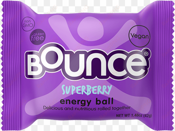 bounce protein balls - bounce superberry energy ball - gluten free, non-gmo,