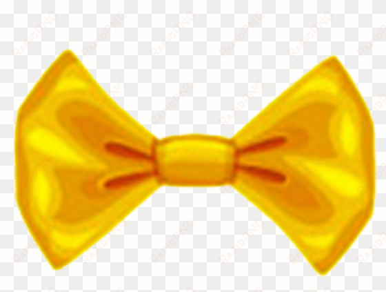 bow tie butterfly shoelace knot - moño de corbata dorado png
