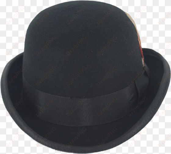 bowler hat png - wool felt bowler hat
