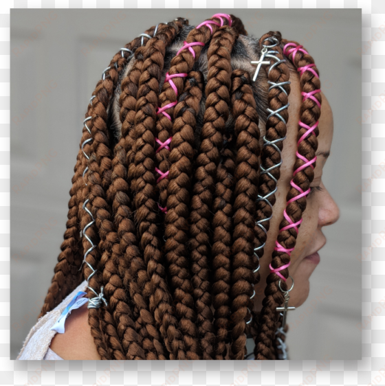 box braids - chain