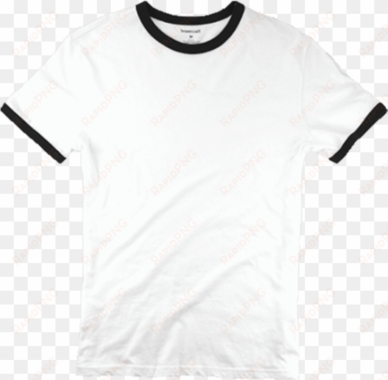 boxercraft white and black short sleeve ringer tee - active shirt