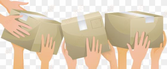 boxes of food - donation images png