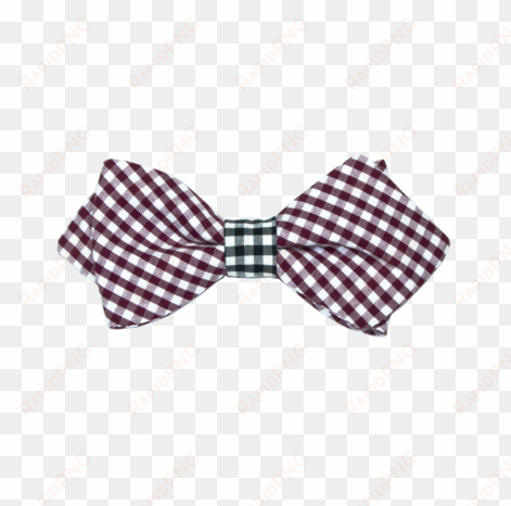 boy's maroon & black bow tie - bow tie