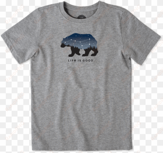 boys ursa major bear crusher tee - life is good