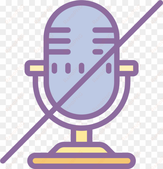 brak mikrofonu icon - microphone