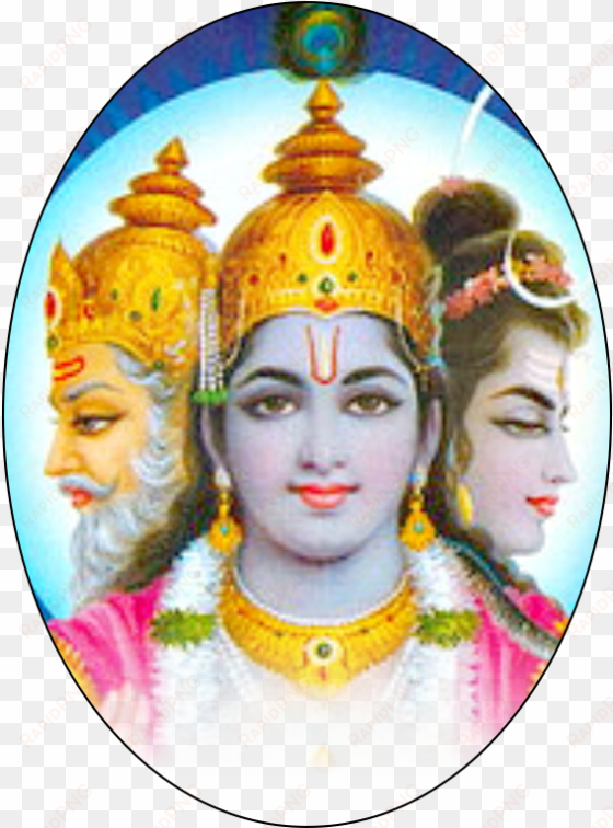 bramha vishnu mahesh, represents trinity of - vishnu