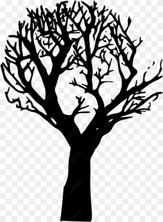 branch clipart halloween - scary trees clip art
