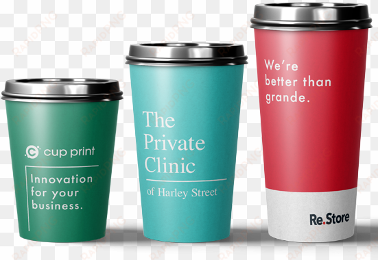 branding for printed paper cups is vital - coffee paper cup front