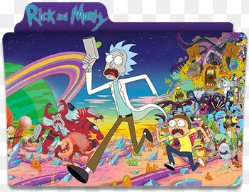 brbaflo 1 0 rick and morty folder icon - netflix series rick and morty