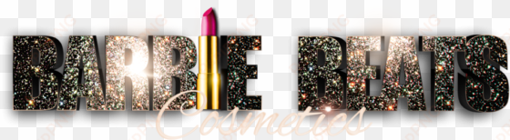 brbie beats cosmetics blk glitter w lipstick - cosmetics