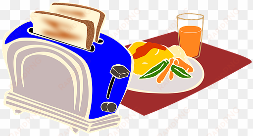 breakfast toaster bread omelette kitchen d - โต๊ะ อาหาร การ์ตูน png