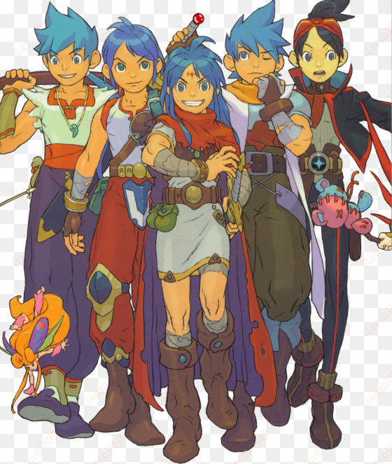 breath of fire 1 characters - breath of fire: official complete works